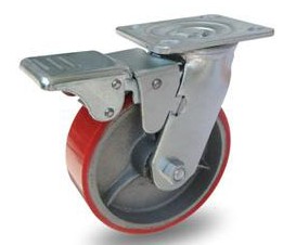 Heavy duty PU caster