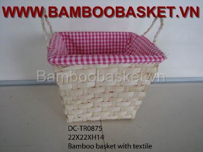 Bamboo basket, bamboo tray