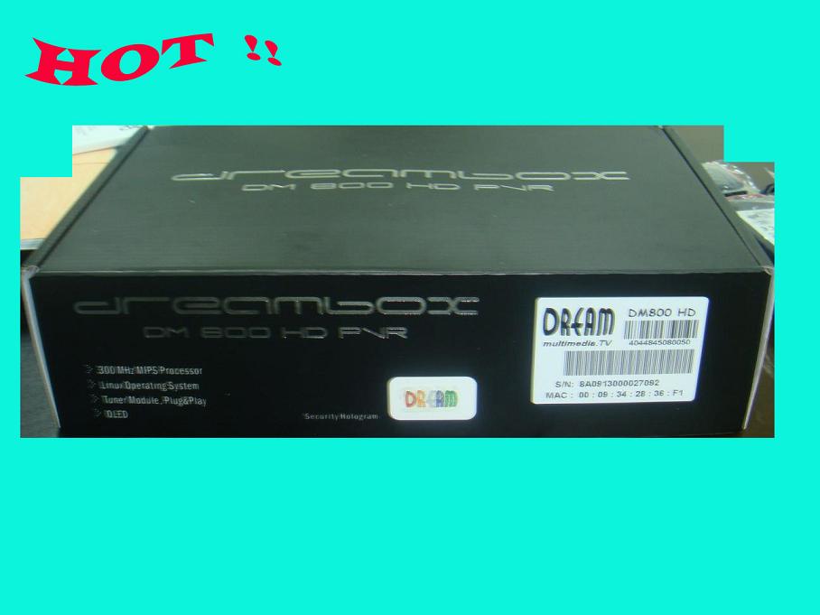 Dreambox DM800HD PVR MPEG4 SATELLITE RECEIVER