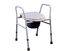 steel commode chair, toilet lift chair MT664