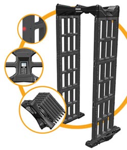 Portable Walkthrough Metal Detectors