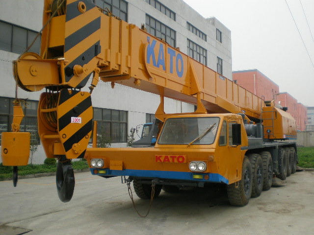 used kato truck crane 80ton