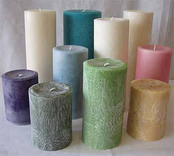 soy pillar candles