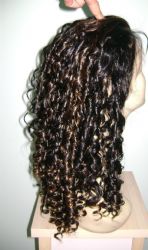 Lace wig-curly