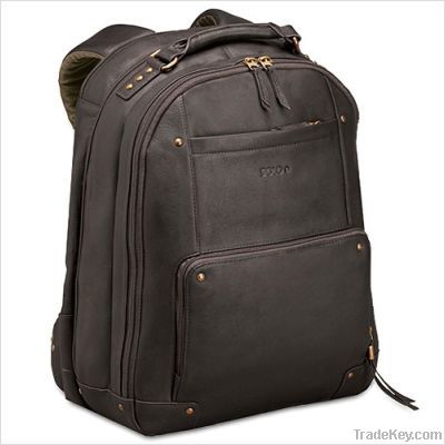 Black Leather Backpack