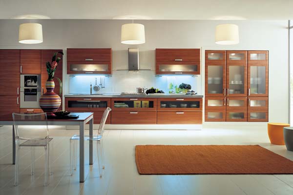 European style kitchen cabinet