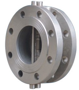 Double-plate wafer type check valve