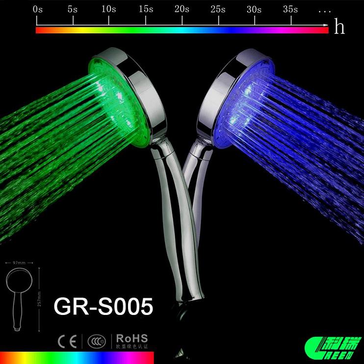 RGB shower head light