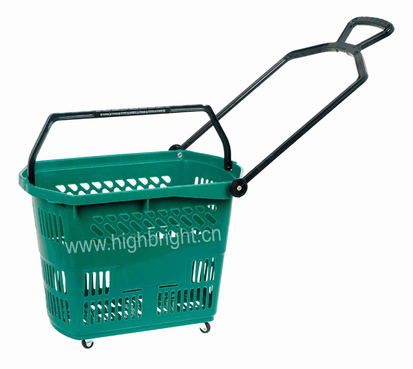 rolling shopping basket
