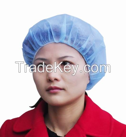 Disposable PP Bouffant Cap with Low Price and High Quality