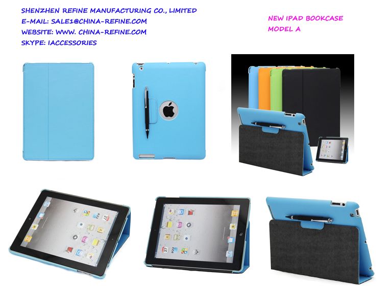 Leather case for The new iPad 3