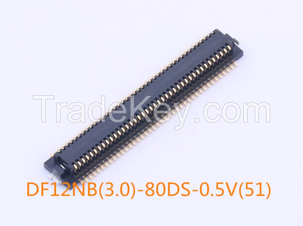 HRS connector DF12NB(3.0)-80DP-0.5V(51)board to board connector spacing 0.5mm Pitch 80Pin