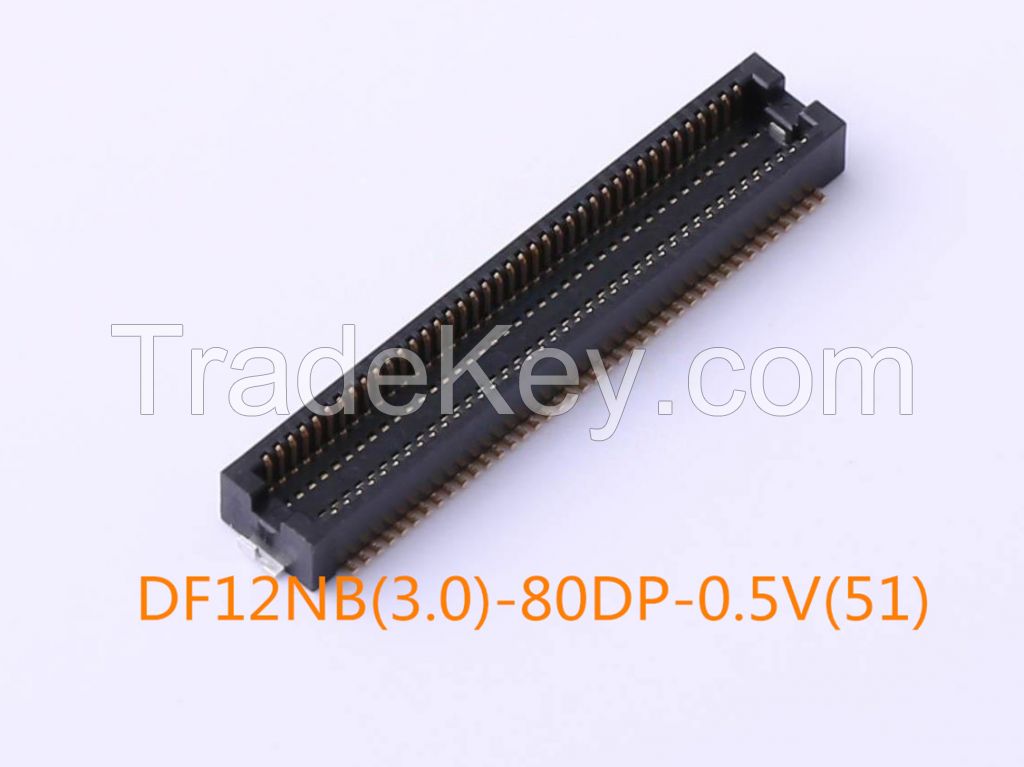 HRS connector DF12NB(3.0)-80DS-0.5V(51)board to board connector spacing 0.5mm Pitch 80Pin