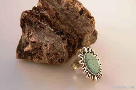 Sterling Silver 925 Jewerly Turquoise Ring 2