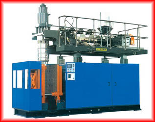 Accumulator automatic hollow plastic blow moulding machine