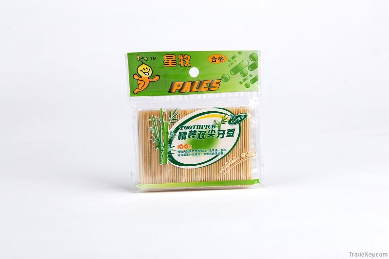 Double-pointed toothpicks(450pcs/bag)