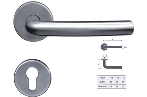 tube lever handle