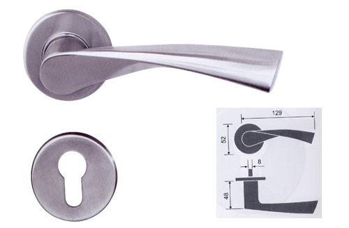 solid casting lever handle