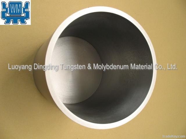 Molybdenum crucible for sapphire crystal growing furnace