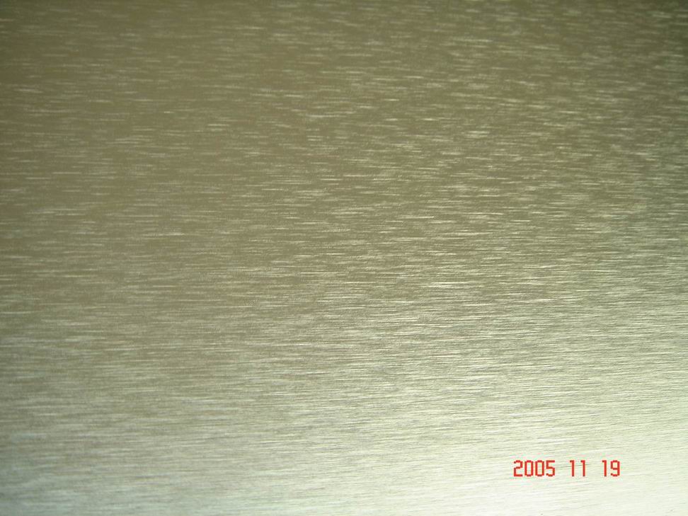 anodised aluminum/aluminium panel&rolll with brush/hairline surface