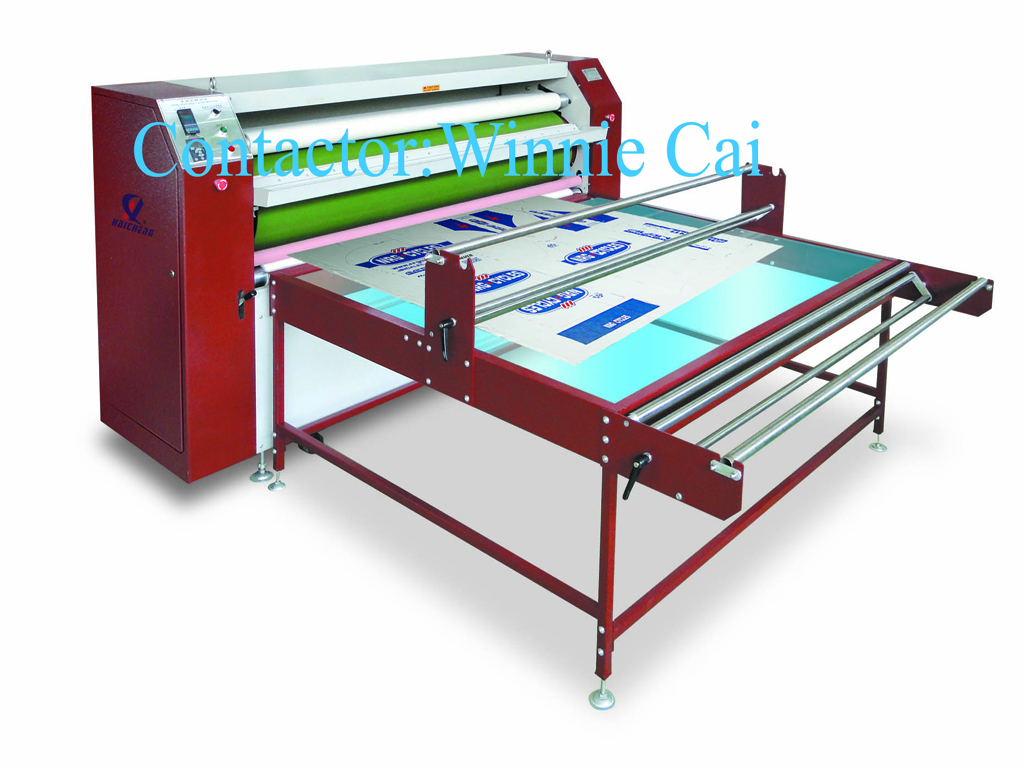 roller style sublimation heat transfer machine