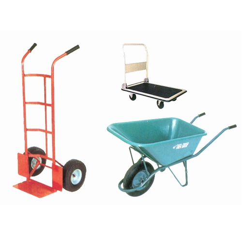 wheelbarrow, barrow, hand truck, tool cart, platform hand truck, trolley