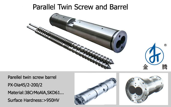 parallel twin screw and barrel