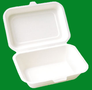 environmental biodegradable disposable sugarcane fiber tableware box
