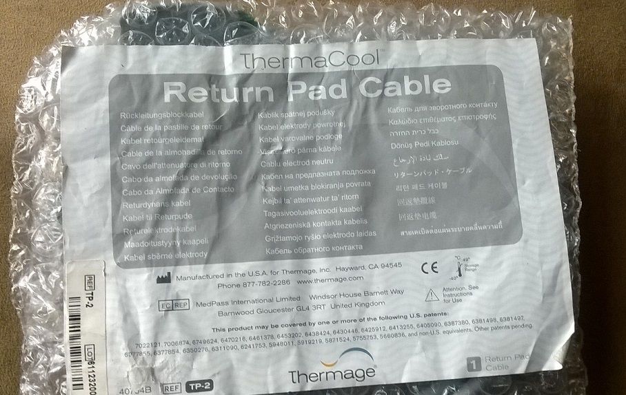Thermage Return Pad Cable