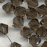 Black Diamond 3mm, 4mm, 5mm, 6mm, 8mm Crystal Bicone Beads