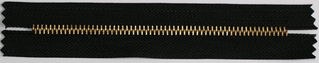 brass zipper