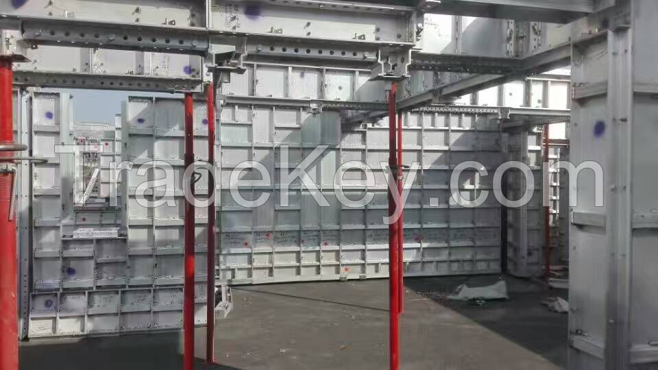 metal formwork-aluminum formwork, easy to transport and tear down, clean