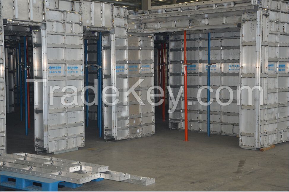 metal building formwork-aluminum formwork,easy to transport and tear down,clean