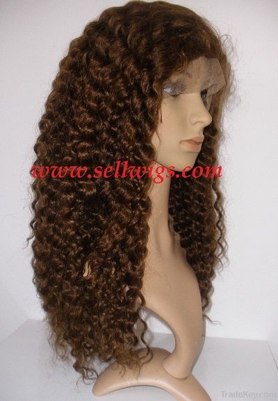 glueless Indian Remy Hair Full Lace wigs
