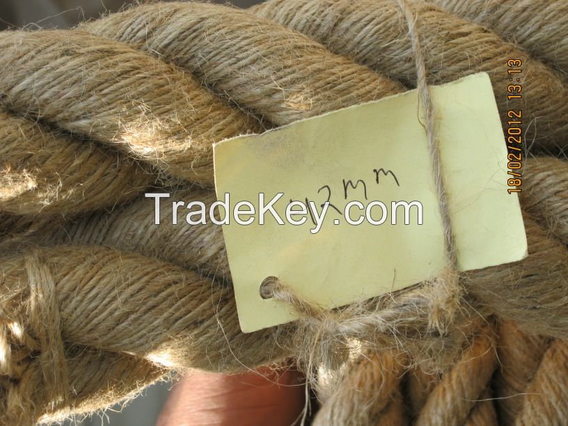 JUTE ROPES, JUTE CADDIES, JUTE SLIVER, JUTE WEBBING