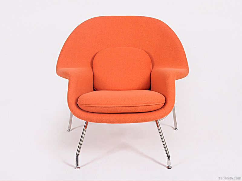 Womb Chair with ottoman, Cashmere Womb chair