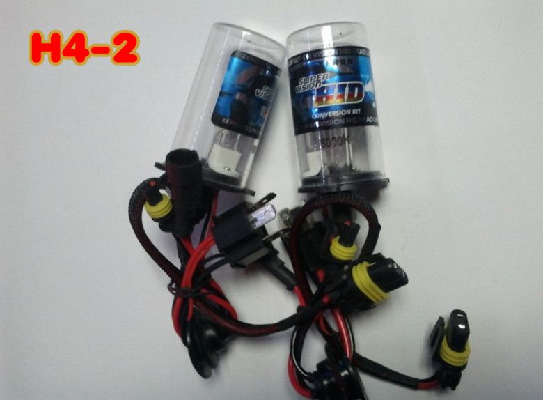 H4-2 xenon and halogen car light headlamp car tuning high and low together