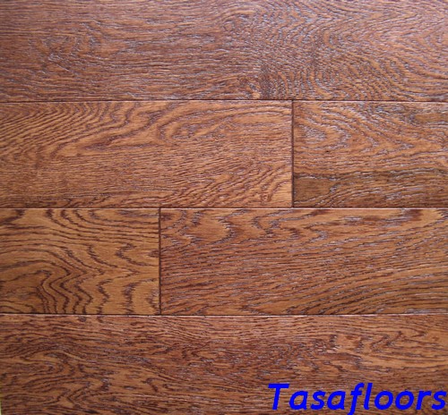 Oak Wire Brushed Flooring (TF-EF-OWB001)