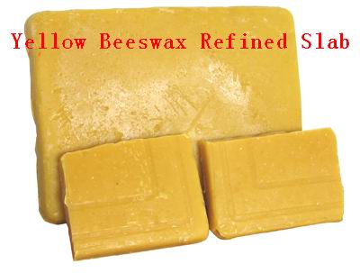 Yellow Beeswax Refined Slab