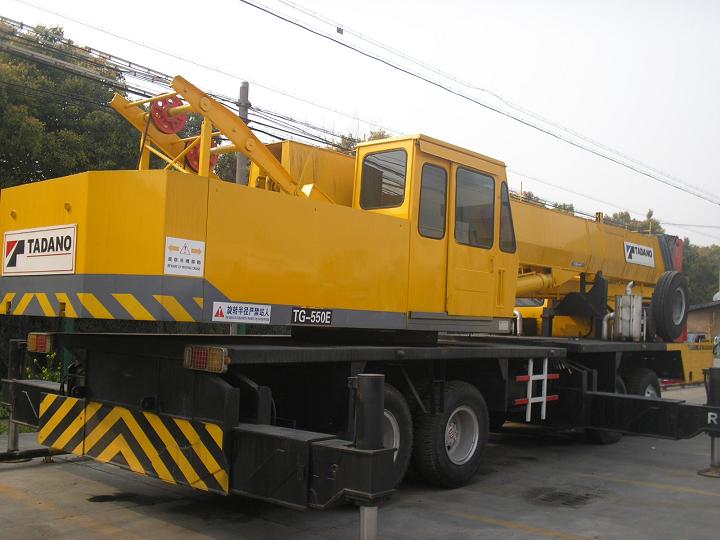 used Tadano 55 ton truck crane