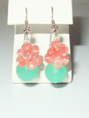 Semi-Precious Gemstone Earrings Sterling Silver