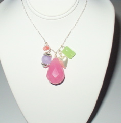 Semi-Precious Gemstone Necklaces Sterling Silver