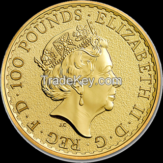 Gold Britannia 1 ounce Coins