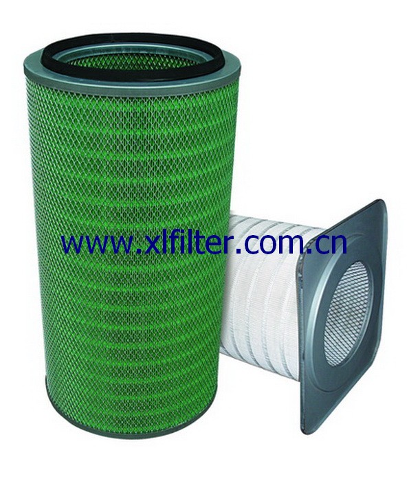 Spun Bonded Polyester Air Filter Cartridge With Imported Media