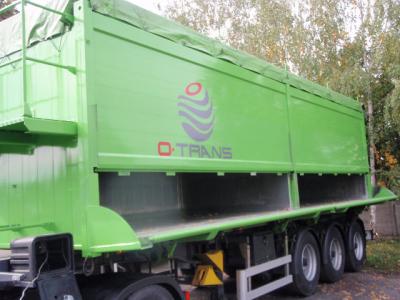 semitrailer, dumper truck