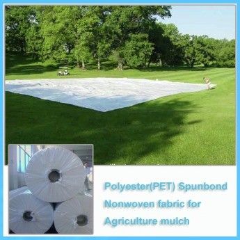 100% PET spunbond nonwoven fabrics, polyester nonwoven for hometextile, white color, 126&quot;, ecofriendly