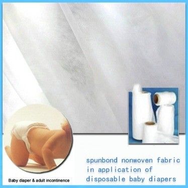 Bi-components nonwoven fabric(PE/PP) for sanitary products, baby diapers, ecofriendly, color, 126&quot;