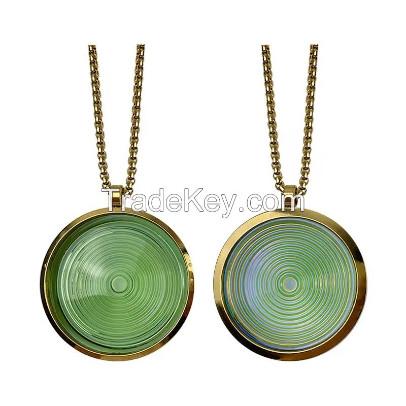 Energy Health Bio Disc Chi Pendant Necklace Apha spin Chi necklace