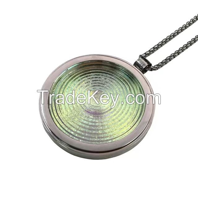 Energy Health Bio Disc Chi Pendant Necklace Apha spin Chi necklace