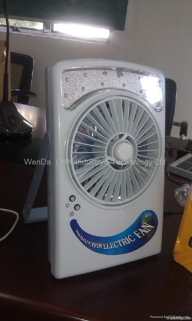 rechargable multi-function electric fan